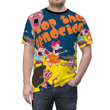 Load image into Gallery viewer, BLUEGREEN CARTOON Unisex Cut & Sew Tee (AOP)