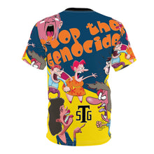 Load image into Gallery viewer, BLUEGREEN CARTOON Unisex Cut & Sew Tee (AOP)