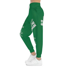 Load image into Gallery viewer, DARK GREEN Athletic Joggers (AOP)