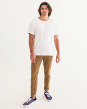 Load image into Gallery viewer, Purty Purp Men's Faux-Leather Sneaker