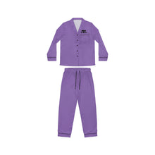 Load image into Gallery viewer, BLUE BERRY Women's Satin Pajamas (AOP)