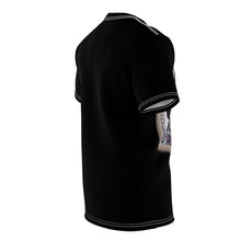 Load image into Gallery viewer, Black Unisex Cut & Sew Tee (AOP)