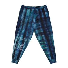 Load image into Gallery viewer, BLUE PLAID Athletic Joggers (AOP)