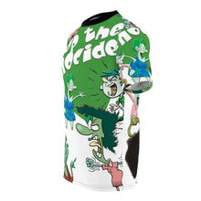 Load image into Gallery viewer, GREEN CARTOON Unisex Cut & Sew Tee (AOP)