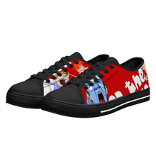 Load image into Gallery viewer, Tune Rubber Outsoles Low-Top Canvas Shoes - Black