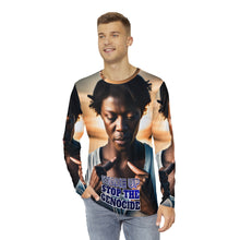Load image into Gallery viewer, Blackish Men's Long Sleeve Shirt (AOP)
