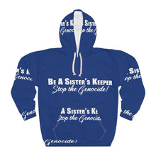 Load image into Gallery viewer, Blue Sister Unisex Pullover Hoodie (AOP)
