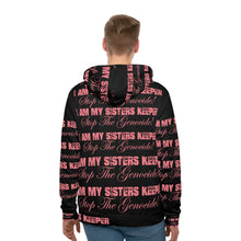 Load image into Gallery viewer, BLACK Mauve MSK Men's Hoodie (AOP)
