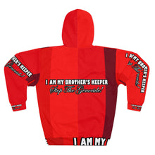 Load image into Gallery viewer, RED STRIPE  MSK Unisex Pullover Hoodie (AOP)
