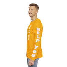 Load image into Gallery viewer, GOLD TGOOD Men's Long Sleeve Shirt (AOP)
