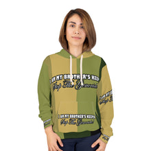Load image into Gallery viewer, BEIGE STRIPE  MSK Unisex Pullover Hoodie (AOP)
