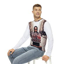 Load image into Gallery viewer, Cry History  Men's Long Sleeve Shirt (AOP)
