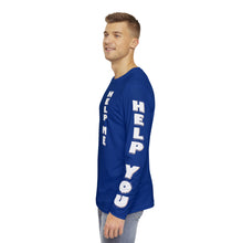 Load image into Gallery viewer, BUMBLE TGOOD BLUE Men's Long Sleeve Shirt (AOP)
