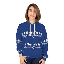 Load image into Gallery viewer, Blue Sister Unisex Pullover Hoodie (AOP)
