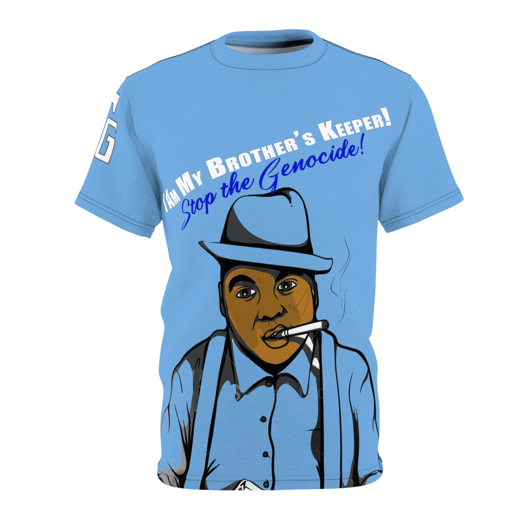 GANGSTA OFF YELLA TGOOD Unisex Cut & Sew Tee (AOP)