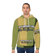 Load image into Gallery viewer, BEIGE STRIPE  MSK Unisex Pullover Hoodie (AOP)
