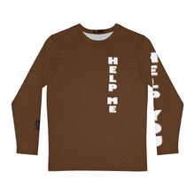 Load image into Gallery viewer, BOO BROWN  TGOOD Men's Long Sleeve Shirt (AOP)
