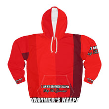 Load image into Gallery viewer, RED STRIPE  MSK Unisex Pullover Hoodie (AOP)
