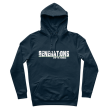 Load image into Gallery viewer, GENERATIONS WHITE 100% Organic Cotton Hoodie
