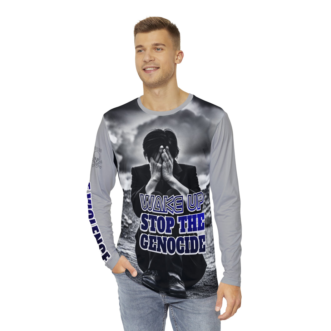 Fixed It History Men's Long Sleeve Shirt (AOP)