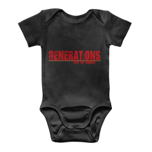 Load image into Gallery viewer, GENERATIONS RED Classic Baby Onesie Bodysuit
