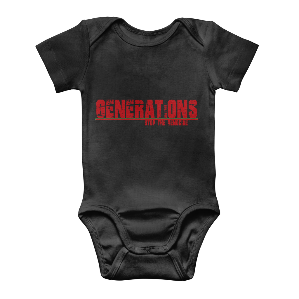 GENERATIONS RED Classic Baby Onesie Bodysuit