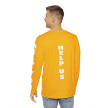 Load image into Gallery viewer, GOLD TGOOD Men's Long Sleeve Shirt (AOP)
