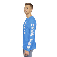 Load image into Gallery viewer, CALM BLEW TGOOD Men's Long Sleeve Shirt (AOP)
