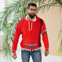 Load image into Gallery viewer, RED STRIPE  MSK Unisex Pullover Hoodie (AOP)
