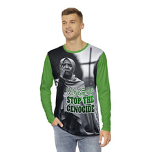 Load image into Gallery viewer, Green Chops Men's Long Sleeve Shirt (AOP)
