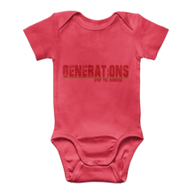 Load image into Gallery viewer, GENERATIONS RED Classic Baby Onesie Bodysuit
