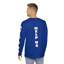 Load image into Gallery viewer, BUMBLE TGOOD BLUE Men's Long Sleeve Shirt (AOP)
