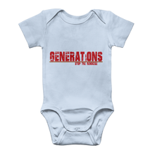 Load image into Gallery viewer, GENERATIONS RED Classic Baby Onesie Bodysuit
