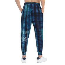 Load image into Gallery viewer, BLUE PLAID Athletic Joggers (AOP)
