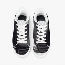 Load image into Gallery viewer, 190. Bentley Classic Low-Top Leather Sneakers - White/Black
