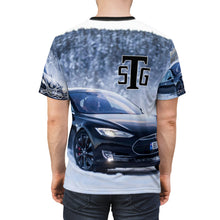 Load image into Gallery viewer, BLUE TES Unisex Cut &amp; Sew Tee (AOP)
