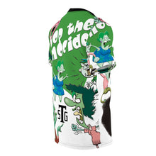 Load image into Gallery viewer, GREEN CARTOON Unisex Cut &amp; Sew Tee (AOP)
