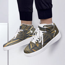 Load image into Gallery viewer, 284.Streets of Gold Gladiator New High-Top Leather Sports Sneakers
