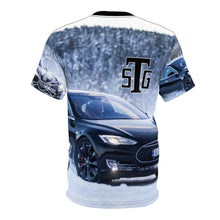 Load image into Gallery viewer, BLUE TES Unisex Cut &amp; Sew Tee (AOP)
