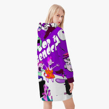 Load image into Gallery viewer, 226. GRAPE JUICE Women's AOP Hoodie Dress
