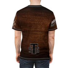 Load image into Gallery viewer, BROWN BMW Unisex Cut &amp; Sew Tee (AOP)
