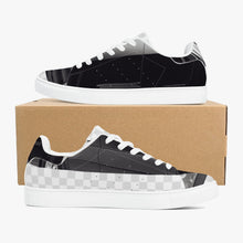 Load image into Gallery viewer, 190. Bentley Classic Low-Top Leather Sneakers - White/Black
