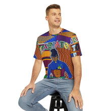 Load image into Gallery viewer, AFRICA Men's Polyester Tee (AOP)
