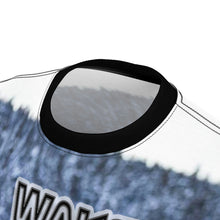 Load image into Gallery viewer, BLUE TES Unisex Cut &amp; Sew Tee (AOP)
