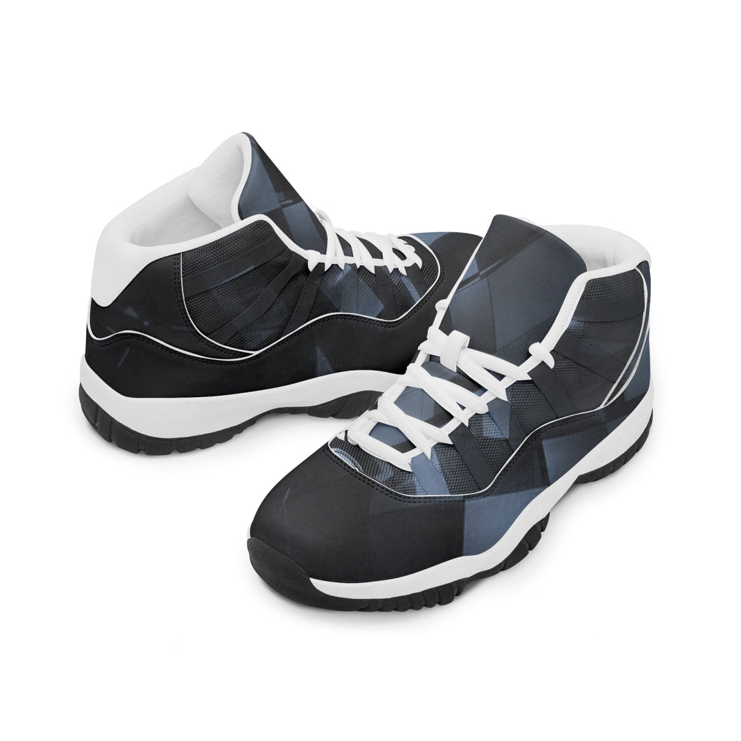 DOOMY BLUE 362.  AJ11 Basketball Sneakers (Stripe Customizable)