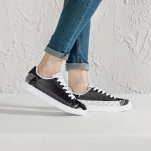 Load image into Gallery viewer, 190. Bentley Classic Low-Top Leather Sneakers - White/Black
