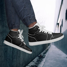 Load image into Gallery viewer, 236. New High-Top Leather Sneakers - White
