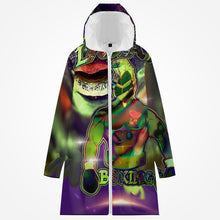 Load image into Gallery viewer, 251.Illumination Long Type Cotton-pad Zipper-up Hoodie
