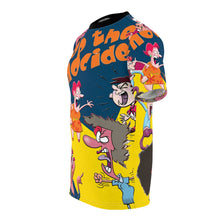 Load image into Gallery viewer, BLUEGREEN CARTOON Unisex Cut &amp; Sew Tee (AOP)
