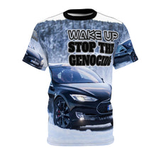 Load image into Gallery viewer, BLUE TES Unisex Cut &amp; Sew Tee (AOP)
